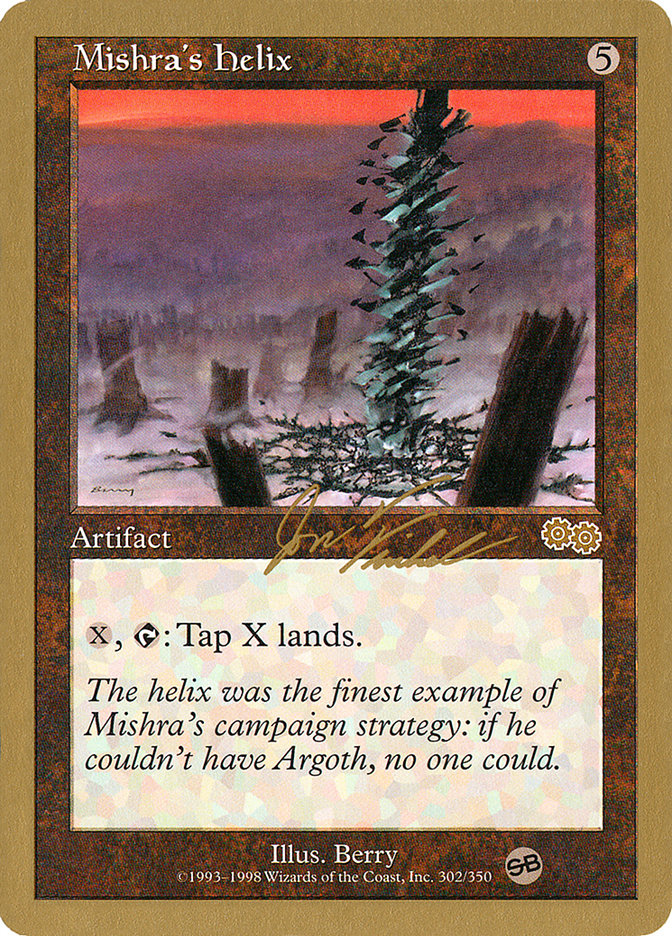 Mishra's Helix (Jon Finkel) (SB) [World Championship Decks 2000] | North Game Den