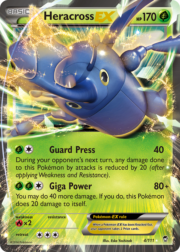 Heracross EX (4/111) [XY: Furious Fists] | North Game Den