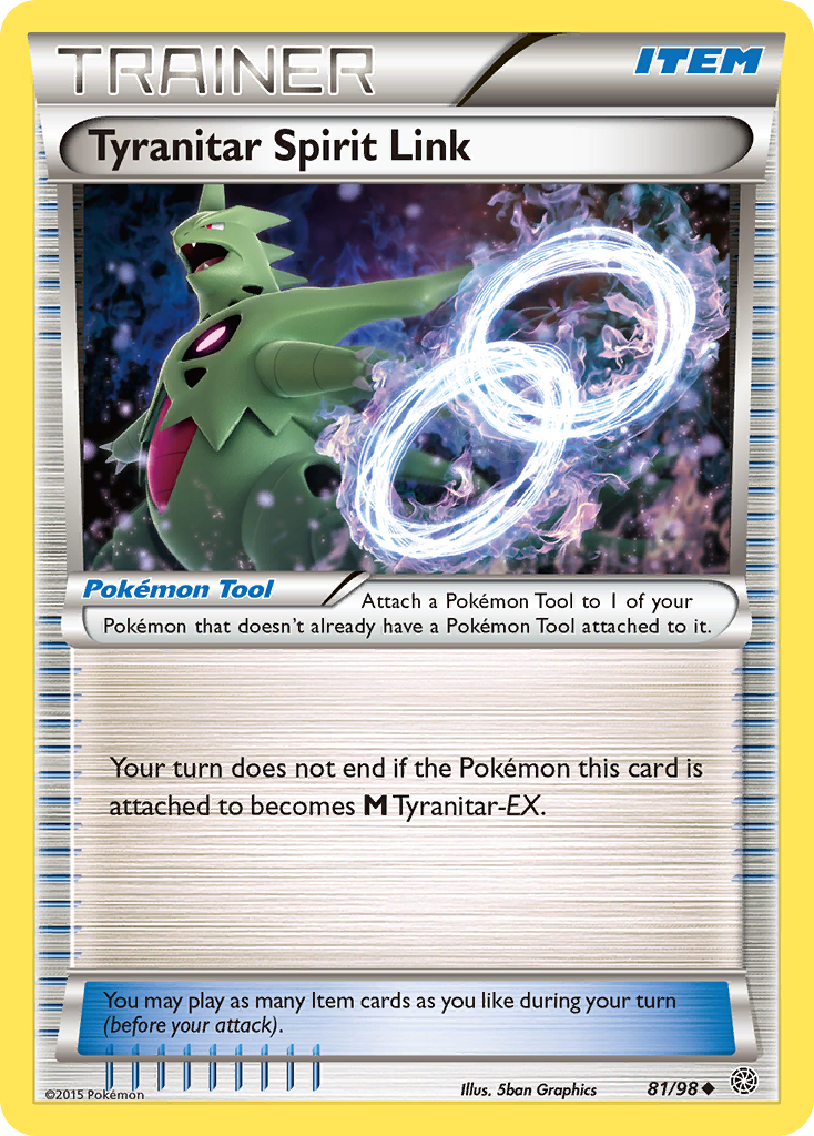 Tyranitar Spirit Link (81/98) [XY: Ancient Origins] | North Game Den