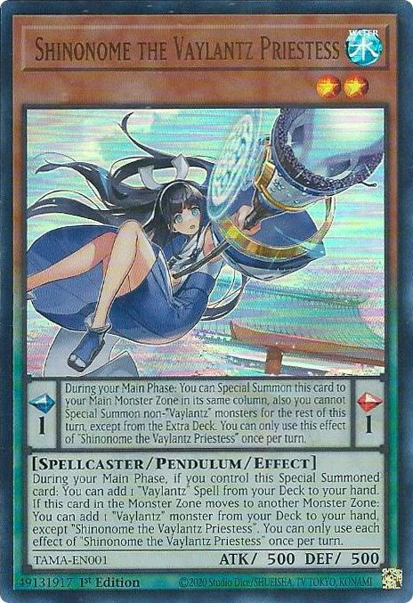 Shinonome the Vaylantz Priestess [TAMA-EN001] Ultra Rare | North Game Den