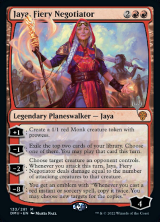 Jaya, Fiery Negotiator (Promo Pack) [Dominaria United Promos] | North Game Den