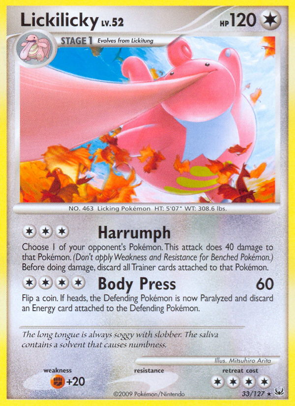 Lickilicky (33/127) [Platinum: Base Set] | North Game Den