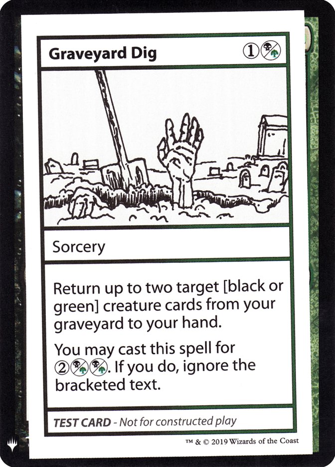 Graveyard Dig [Mystery Booster Playtest Cards] | North Game Den