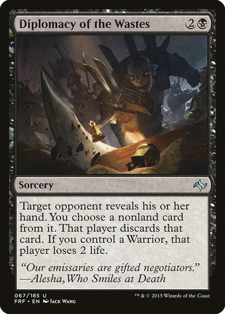 Diplomacy of the Wastes [Fate Reforged] | North Game Den