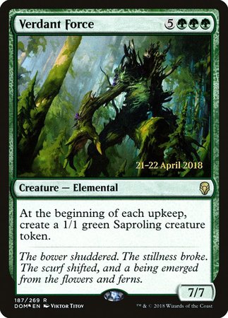 Verdant Force [Dominaria Promos] | North Game Den