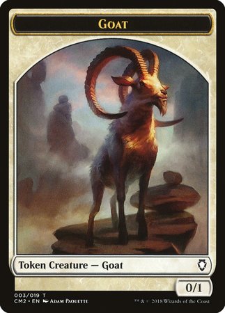 Goat Token [Commander Anthology Volume II Tokens] | North Game Den