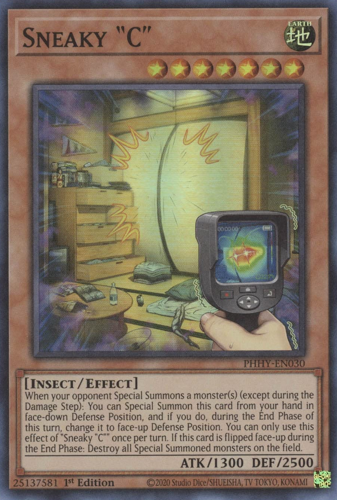 Sneaky "C" [PHHY-EN030] Super Rare | North Game Den