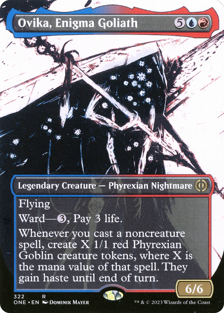 Ovika, Enigma Goliath (Borderless Ichor) [Phyrexia: All Will Be One] | North Game Den