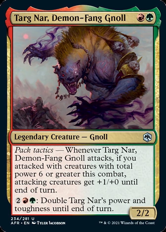 Targ Nar, Demon-Fang Gnoll [Dungeons & Dragons: Adventures in the Forgotten Realms] | North Game Den