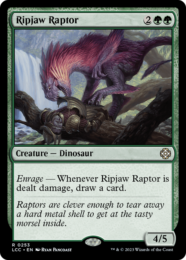 Ripjaw Raptor [The Lost Caverns of Ixalan Commander] | North Game Den