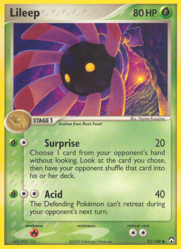 Lileep (52/108) [EX: Power Keepers] | North Game Den