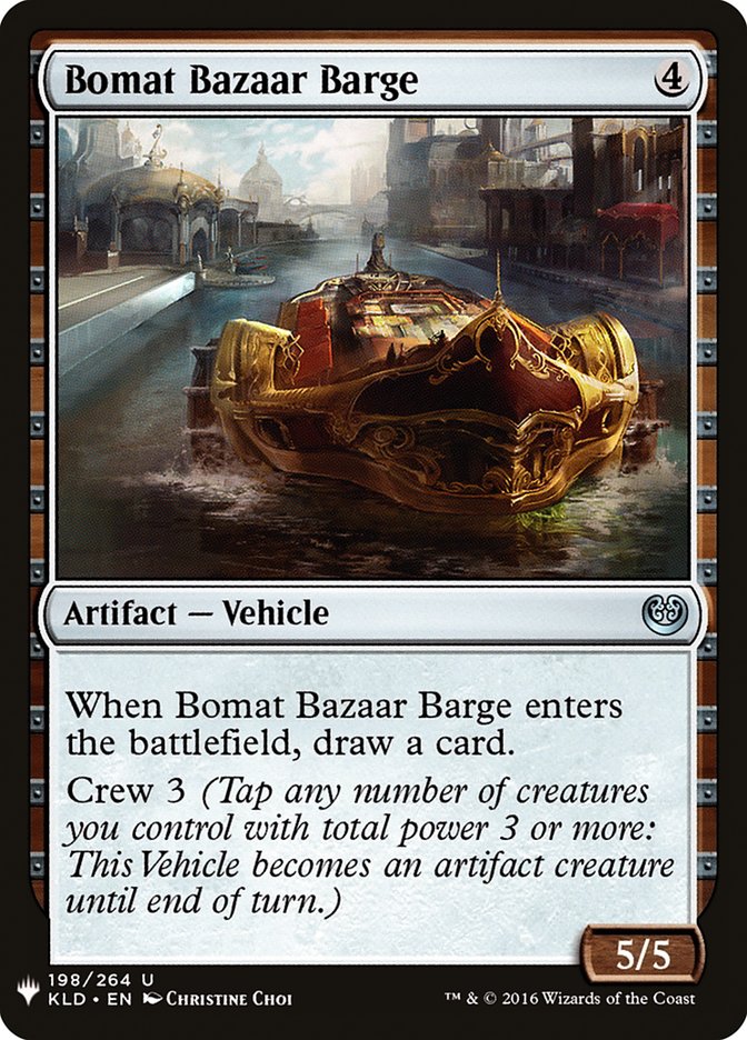 Bomat Bazaar Barge [Mystery Booster] | North Game Den