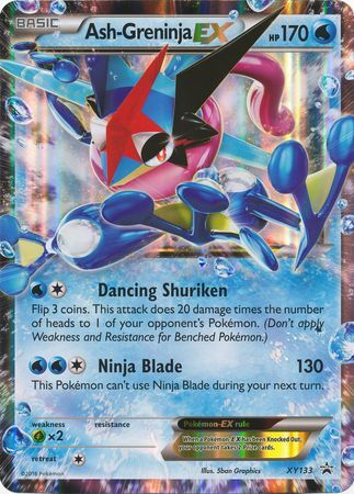 Ash-Greninja EX (XY133) (Jumbo Card) [XY: Black Star Promos] | North Game Den