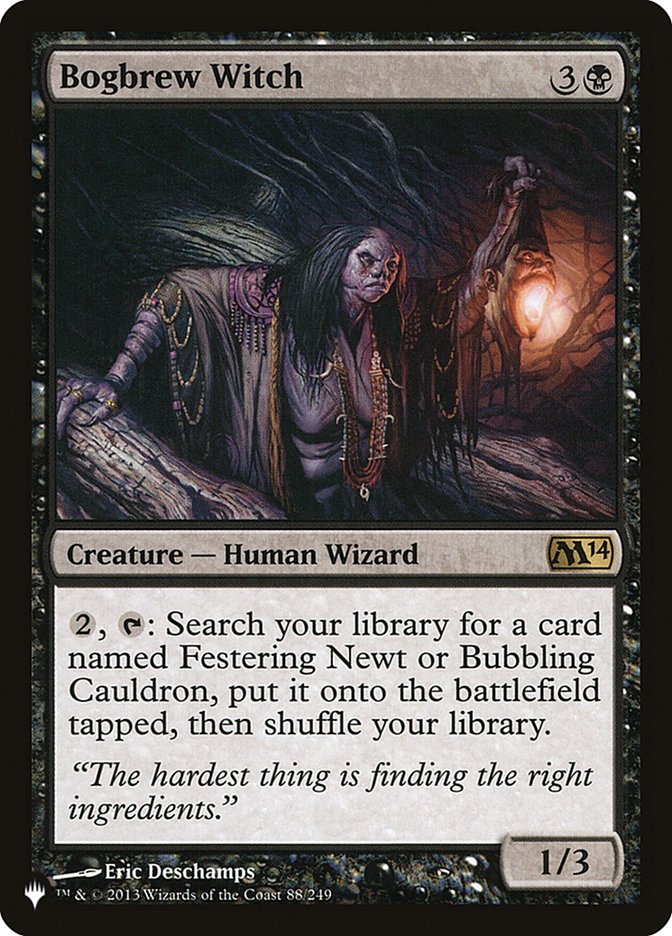Bogbrew Witch [The List] | North Game Den