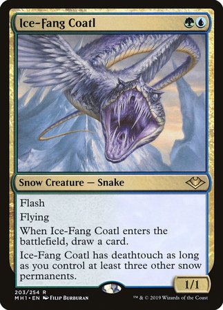 Ice-Fang Coatl [Modern Horizons] | North Game Den