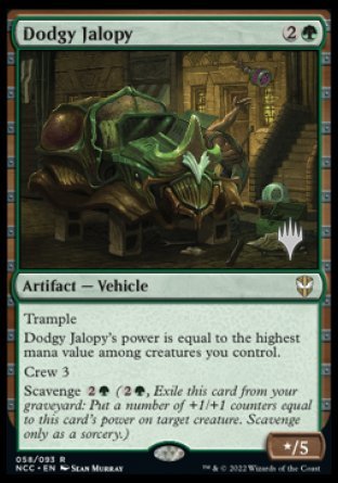 Dodgy Jalopy (Promo Pack) [Streets of New Capenna Commander Promos] | North Game Den