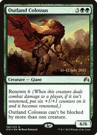 Outland Colossus [Magic Origins Promos] | North Game Den