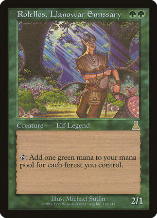 Rofellos, Llanowar Emissary [Urza's Destiny] | North Game Den