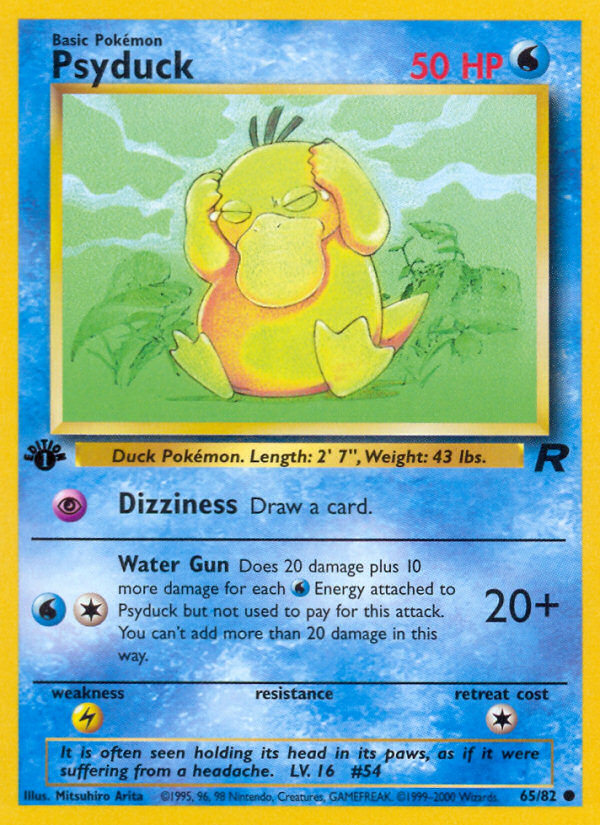 Psyduck (65/82) [Team Rocket 1st Edition] | North Game Den