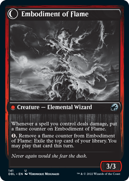 Flame Channeler // Embodiment of Flame [Innistrad: Double Feature] | North Game Den