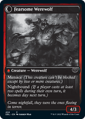 Fearful Villager // Fearsome Werewolf [Innistrad: Double Feature] | North Game Den