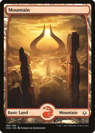 Mountain (188) - Full Art [Hour of Devastation] | North Game Den