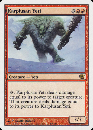 Karplusan Yeti [Ninth Edition] | North Game Den