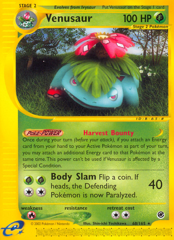 Venusaur (68/165) [Expedition: Base Set] | North Game Den