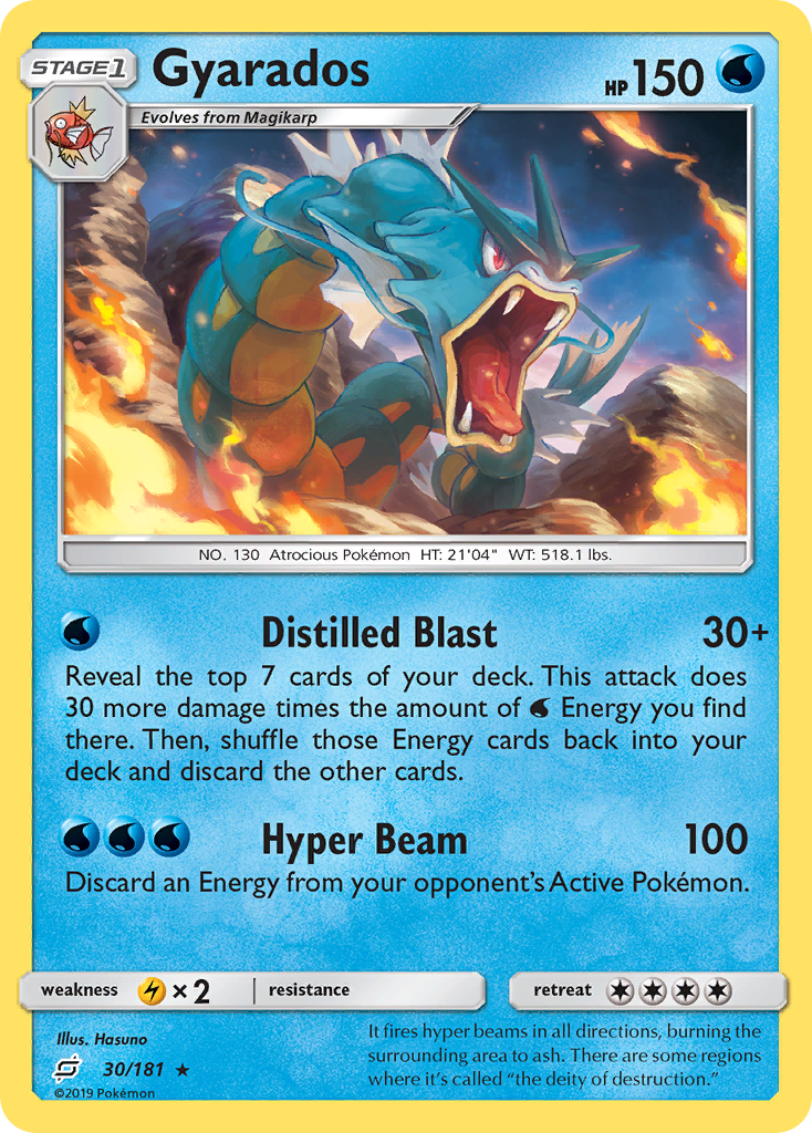 Gyarados (30/181) [Sun & Moon: Team Up] | North Game Den