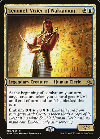 Temmet, Vizier of Naktamun [Amonkhet] | North Game Den