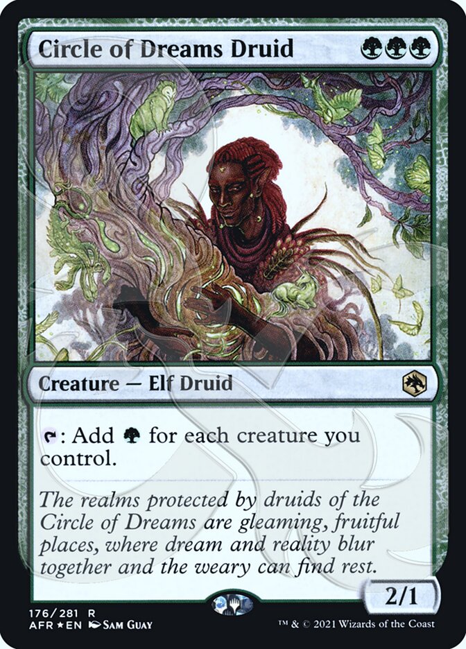 Circle of Dreams Druid (Ampersand Promo) [Dungeons & Dragons: Adventures in the Forgotten Realms Promos] | North Game Den