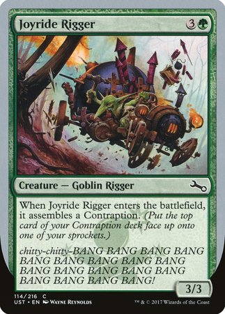 Joyride Rigger [Unstable] | North Game Den