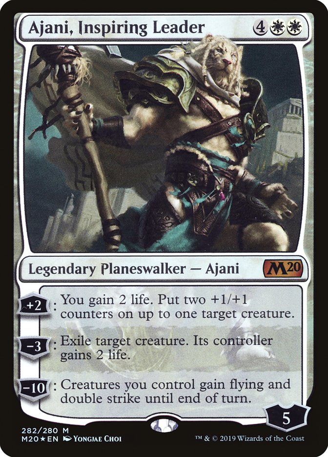 Ajani, Inspiring Leader [Core Set 2020] | North Game Den