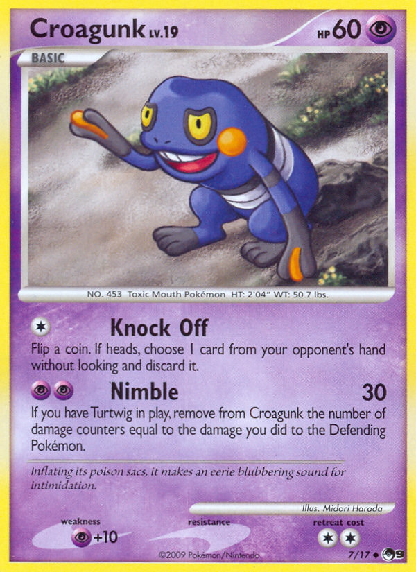 Croagunk (7/17) [POP Series 9] | North Game Den