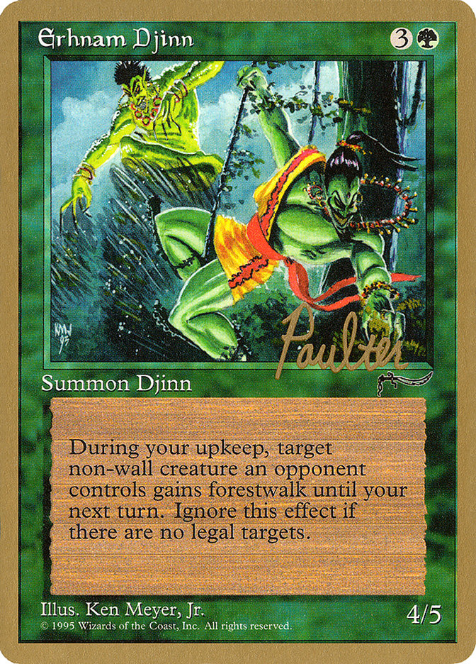 Erhnam Djinn (Preston Poulter) [Pro Tour Collector Set] | North Game Den