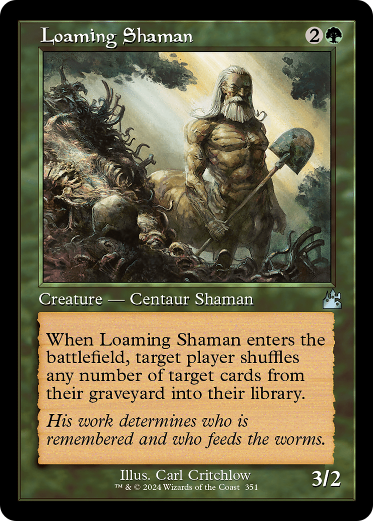 Loaming Shaman (Retro Frame) [Ravnica Remastered] | North Game Den