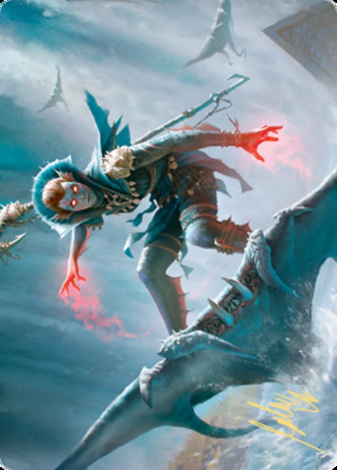 Umara Mystic (Art Series) [Zendikar Rising Art Series] | North Game Den