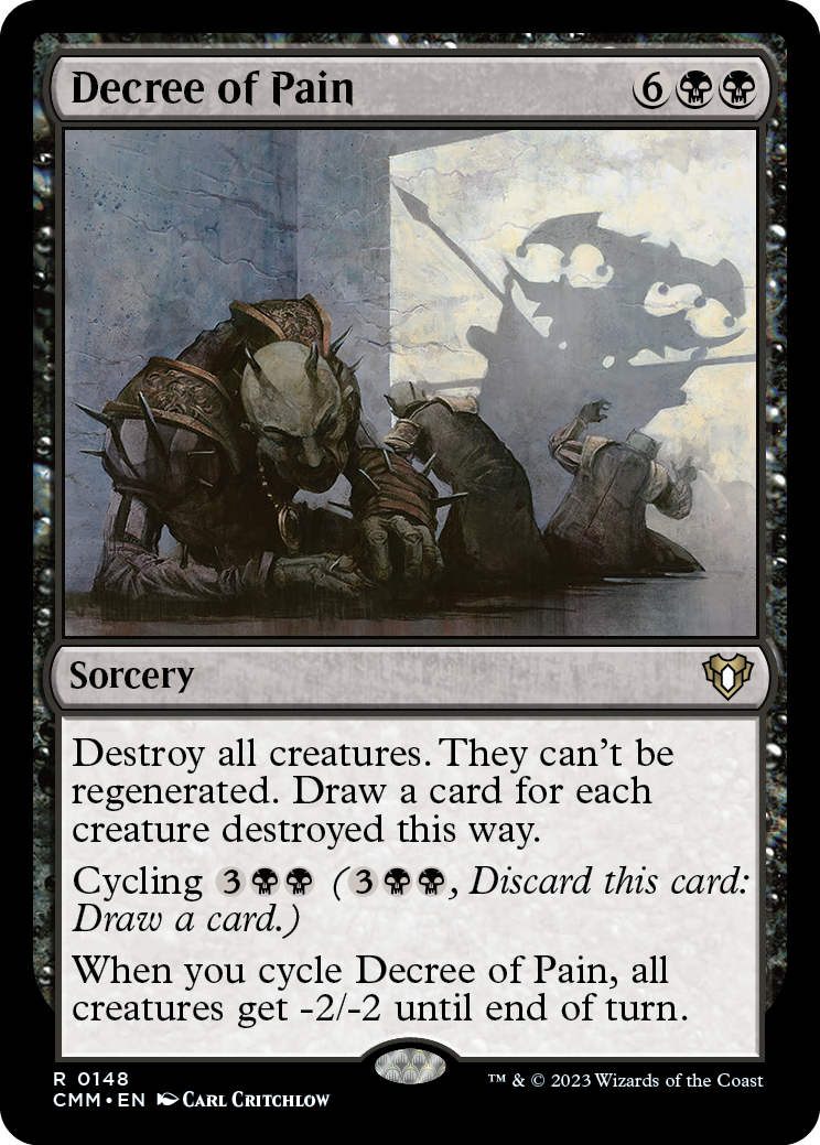 Decree of Pain [Commander Masters] | North Game Den