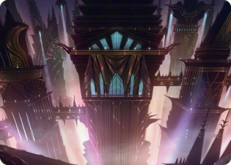 Skybridge Towers Art Card [Streets of New Capenna Art Series] | North Game Den