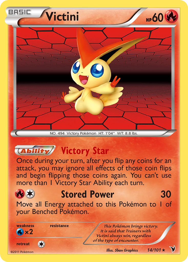 Victini (14/101) [Black & White: Noble Victories] | North Game Den