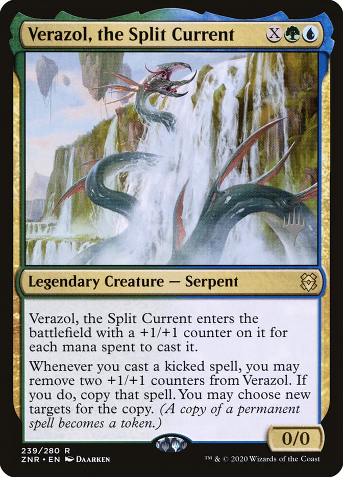 Verazol, the Split Current (Promo Pack) [Zendikar Rising Promos] | North Game Den