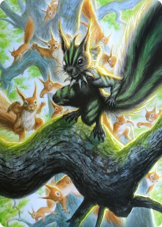 Chatterfang, Squirrel General Art Card (67) [Modern Horizons 2 Art Series] | North Game Den