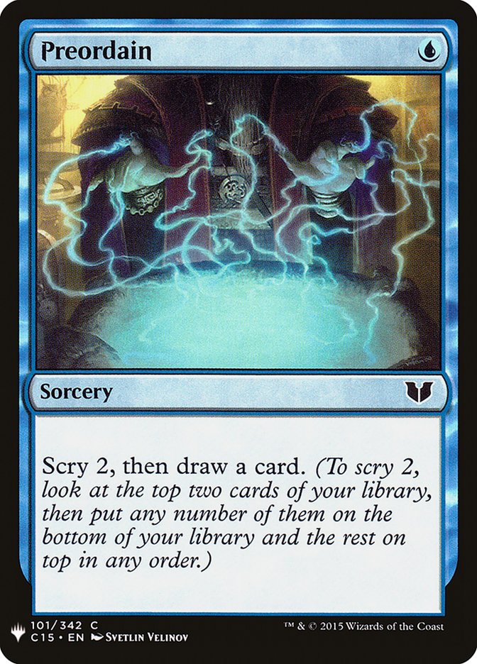 Preordain [Mystery Booster] | North Game Den