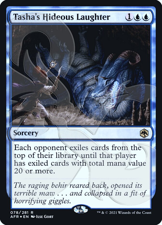Tasha's Hideous Laughter (Ampersand Promo) [Dungeons & Dragons: Adventures in the Forgotten Realms Promos] | North Game Den