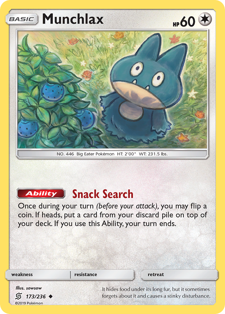 Munchlax (173/236) [Sun & Moon: Unified Minds] | North Game Den