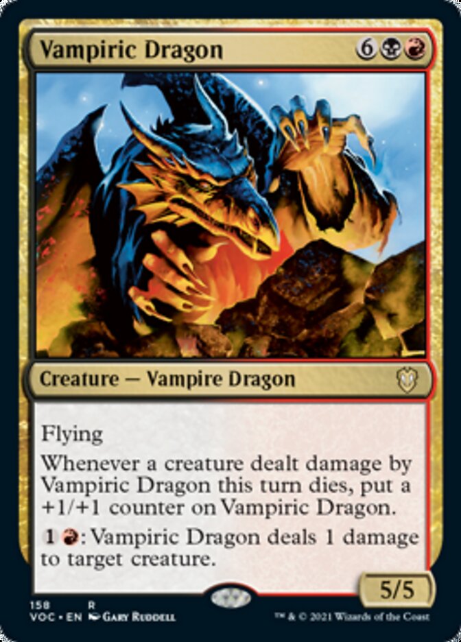 Vampiric Dragon [Innistrad: Crimson Vow Commander] | North Game Den