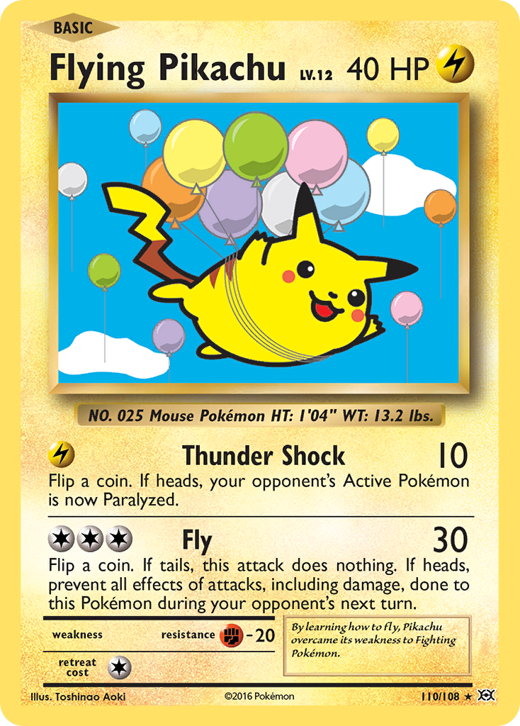 Flying Pikachu (110/108) [XY: Evolutions] | North Game Den