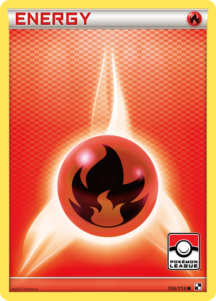 Fire Energy (106/114) [Black & White: Base Set] | North Game Den