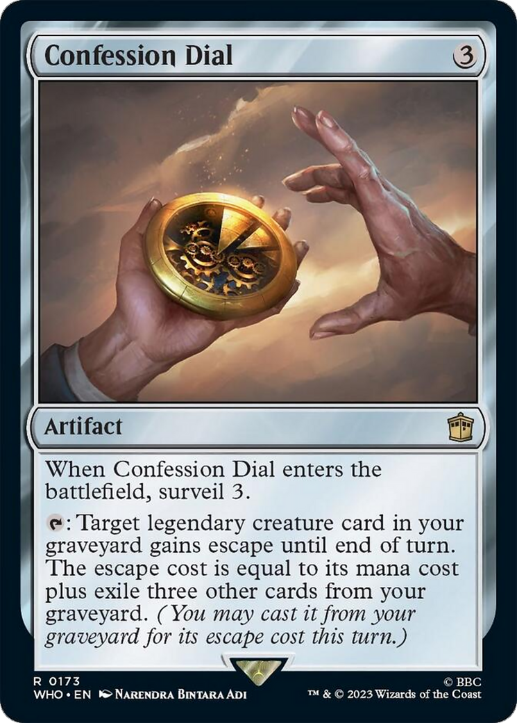 Confession Dial [Doctor Who] | North Game Den