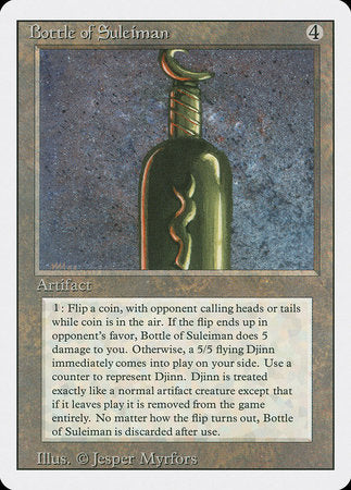 Bottle of Suleiman [Revised Edition] | North Game Den